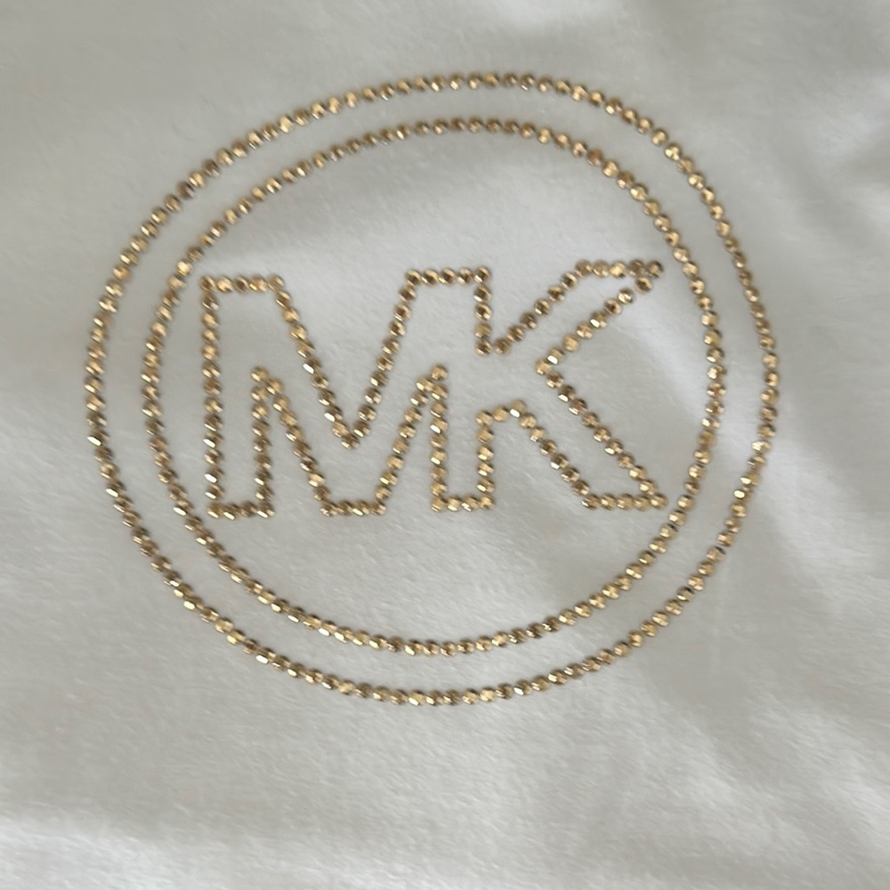 Michael Kors White Tee with Gold Emblem - Picture 3 of 3